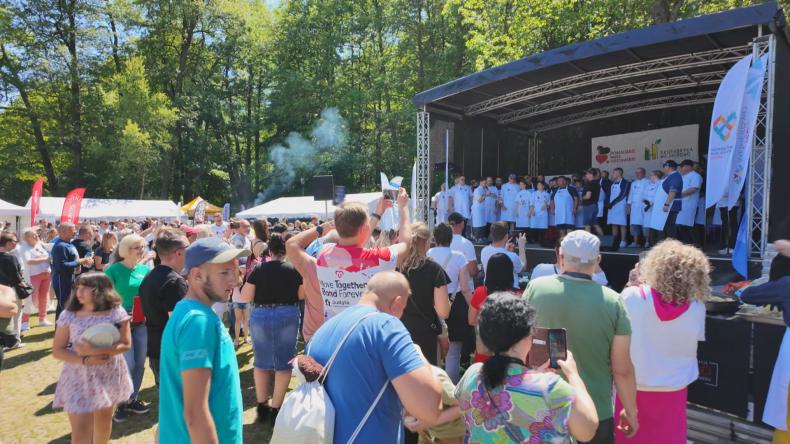 Wielkie gotowanie na wejherowskiej polanie