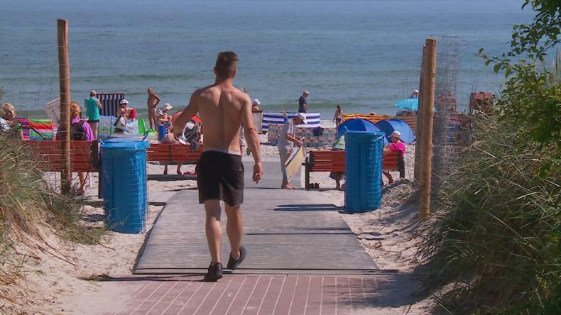 Jedyne takie zejście na półwyspie