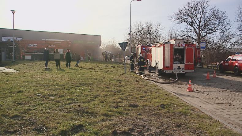 Pożar pawilonu w Pucku