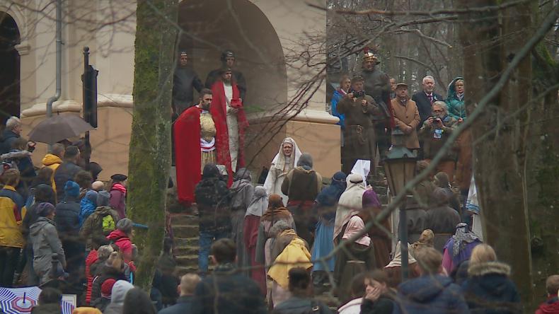 Tłumy wiernych na Kalwarii Wejherowskiej