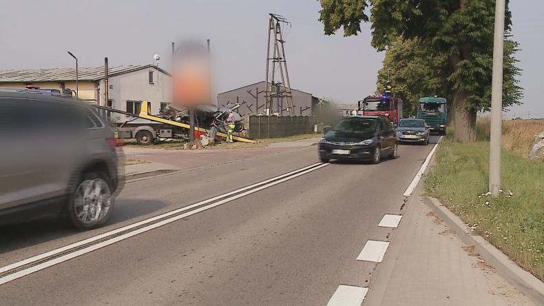 Śmiertelny wypadek w Dobrzewinie
