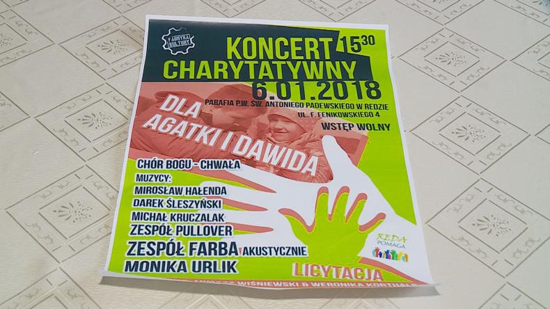 Już jutro koncert dla Agatki i Dawida
