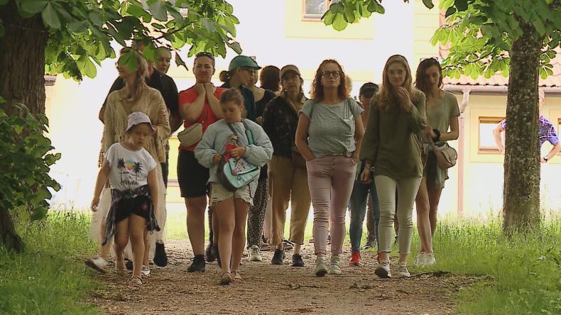 Leśna kąpiel w Alei Filozofów