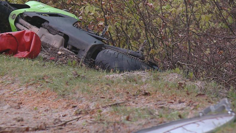 Śmierć motocyklisty na zamkniętej drodze