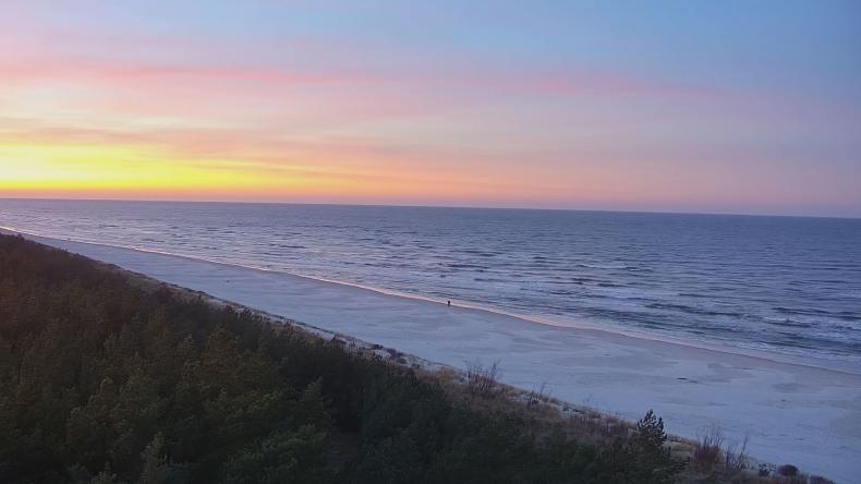 Zachód słońca w kamerach widokowych