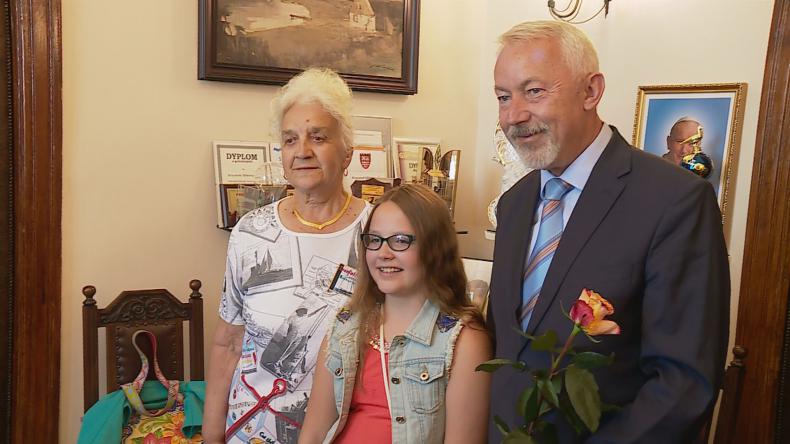 Przyjechała z Chicago, by poznać prezydenta Wejherowa