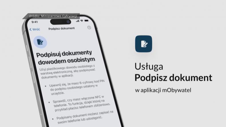 Nowa usługa w aplikacji mObywatel