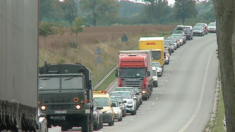 W Celbowie korki jak w sezonie