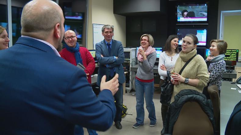 Dziennikarze z Ukrainy w naszej redakcji