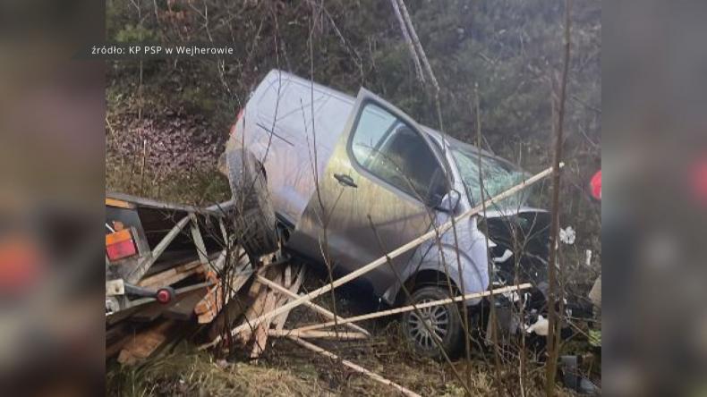 Wypadek z udziałem osobówki i busa