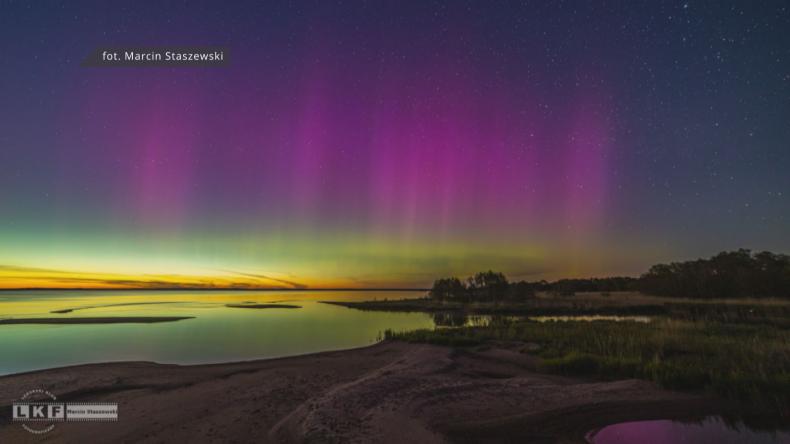Zorza uwieczniona na zdjęciach