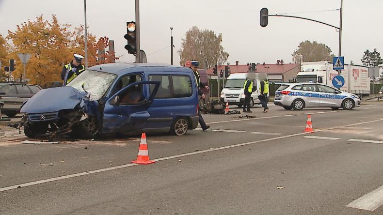 Wypadek na DK nr 6 w Wejherowie