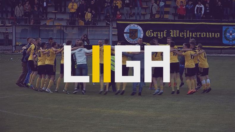 Mecz piłki nożnej - Gryf Wejherowo vs Raków Częstochowa 2 połowa