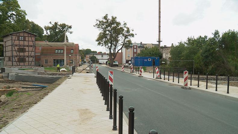 Ulica Zamkowa w Wejherowie przejezdna