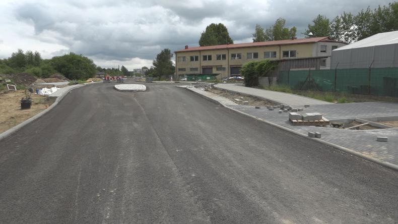 Ulica Łęgowskiego nabiera kształtu