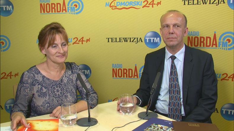 Paweł Jutrzenka-Trzebiatowski i Jolanta Rożyńska