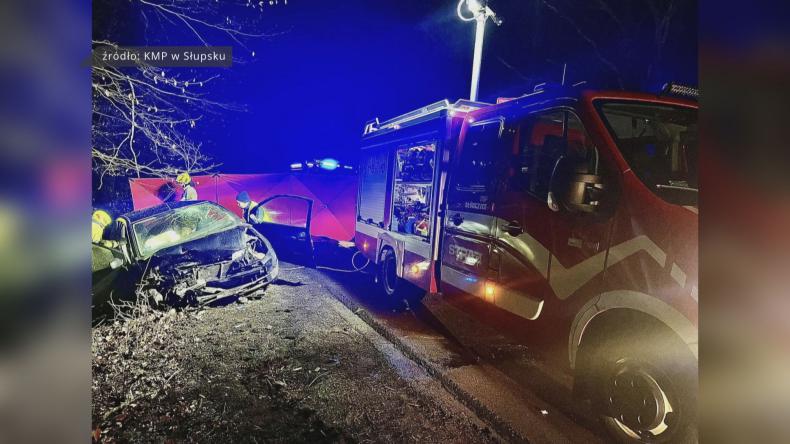 Czołowe zderzenie – kierowca zginął na miejscu